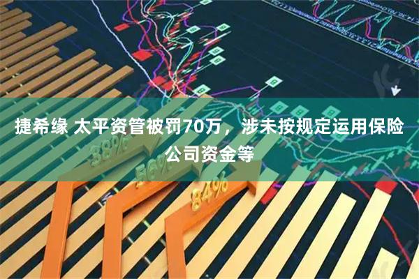 捷希缘 太平资管被罚70万，涉未按规定运用保险公司资金等